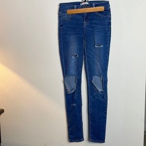 High Waisted Ripped Jeans